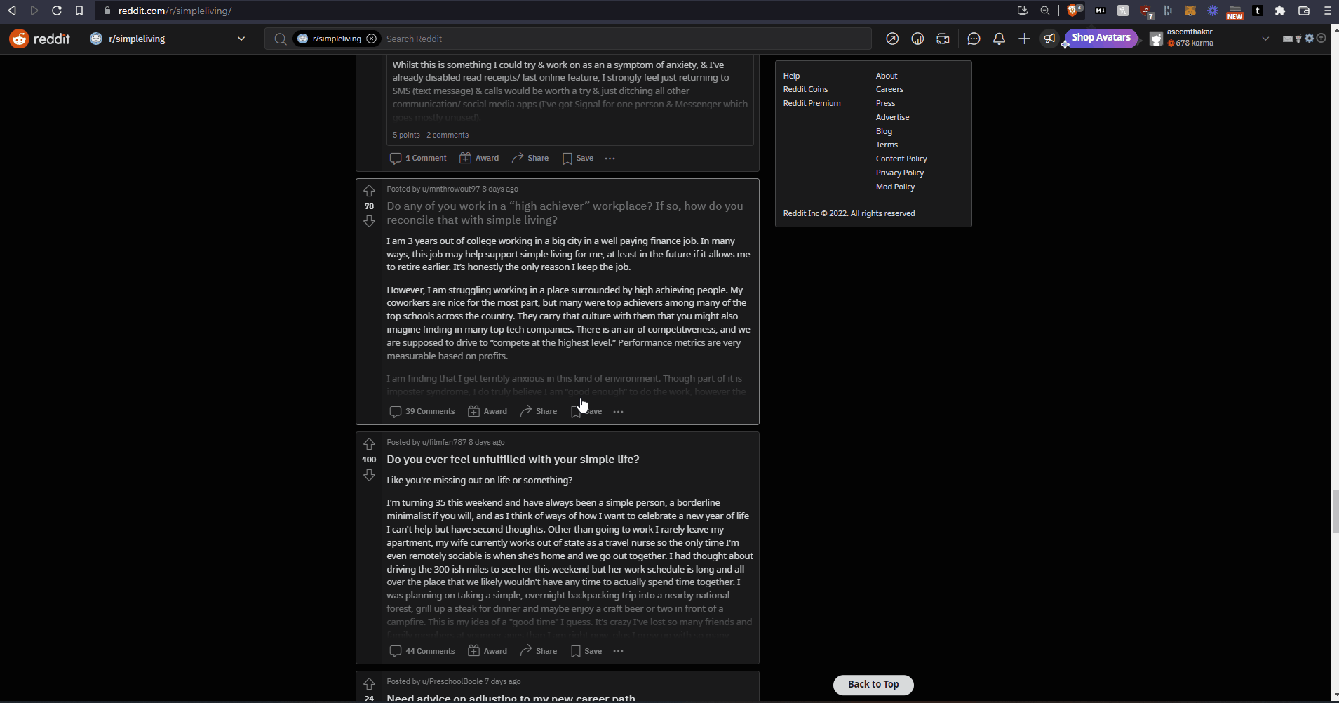 Customer profile user interface